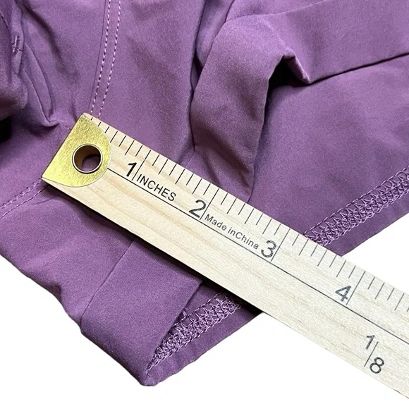 ZYIA Summer Shorts mesh brief lining Women’s Large purple - Picture 4 of 11